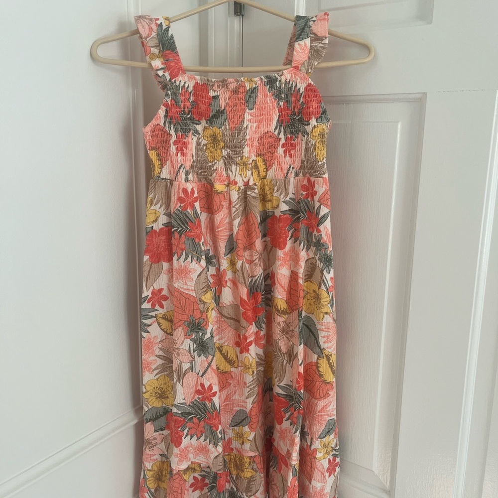 Carter's Floral Kids Dress - Pink, Yellow, Green